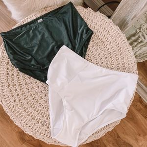 high waisted bathing suit bottoms